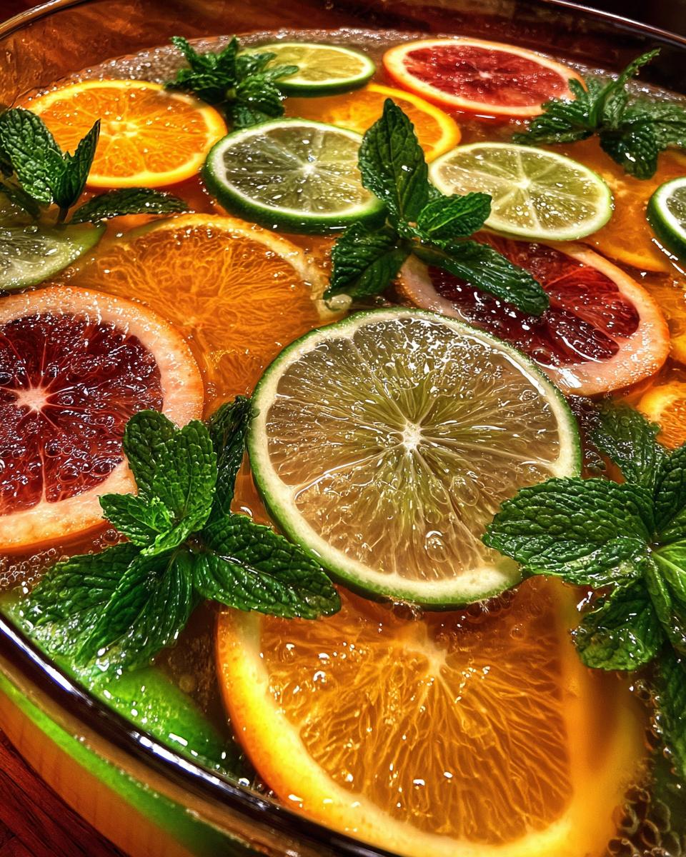 New Year’s Eve White Grape Citrus Punch - detail 1