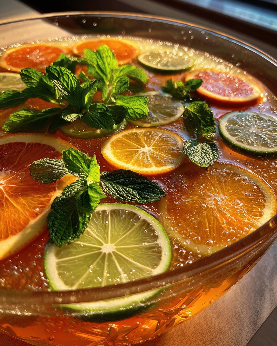 New Year’s Eve White Grape Citrus Punch - detail 2