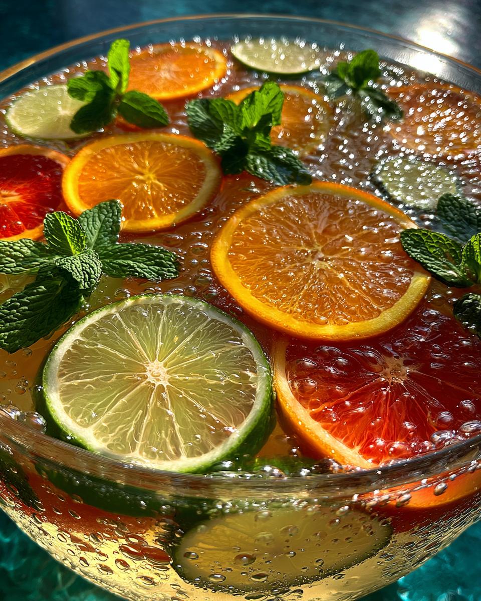 New Year’s Eve White Grape Citrus Punch - detail 3