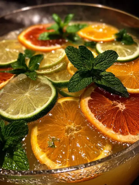 New Year’s Eve White Grape Citrus Punch