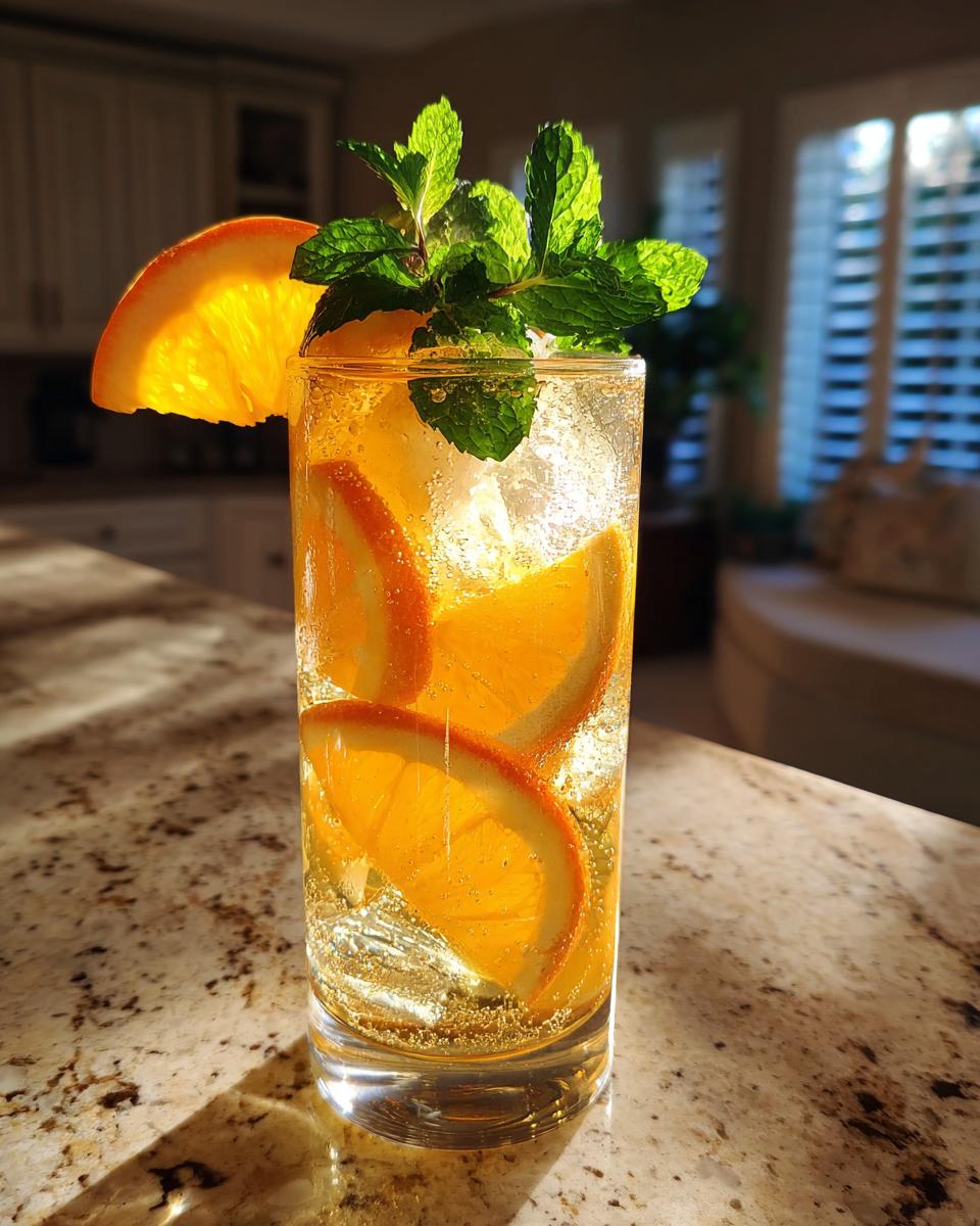 New Year’s Eve White Tea Citrus Mocktail - detail 1