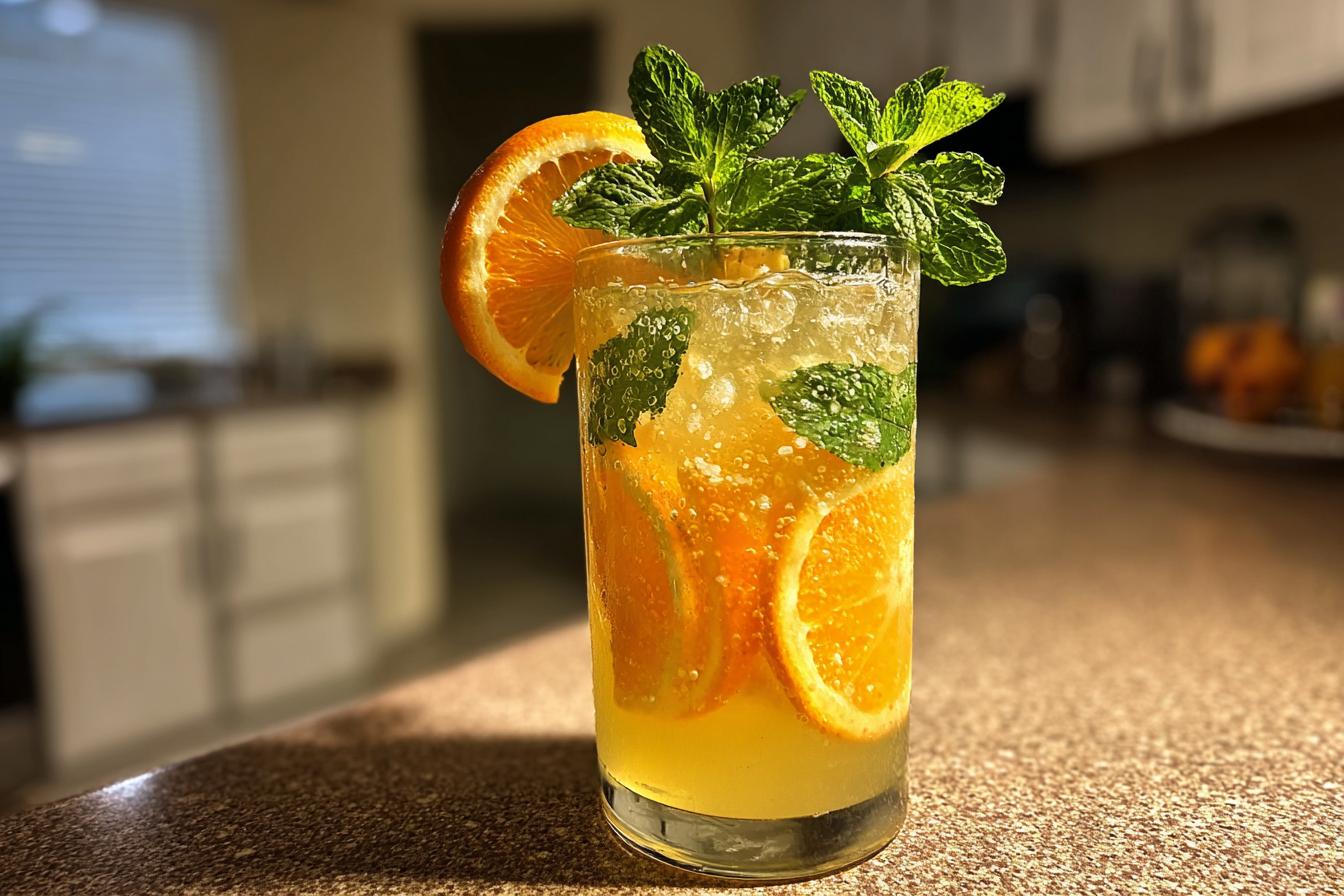 New Year’s Eve White Tea Citrus Mocktail - detail 4