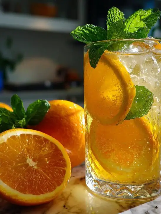 New Year’s Eve White Tea Citrus Mocktail
