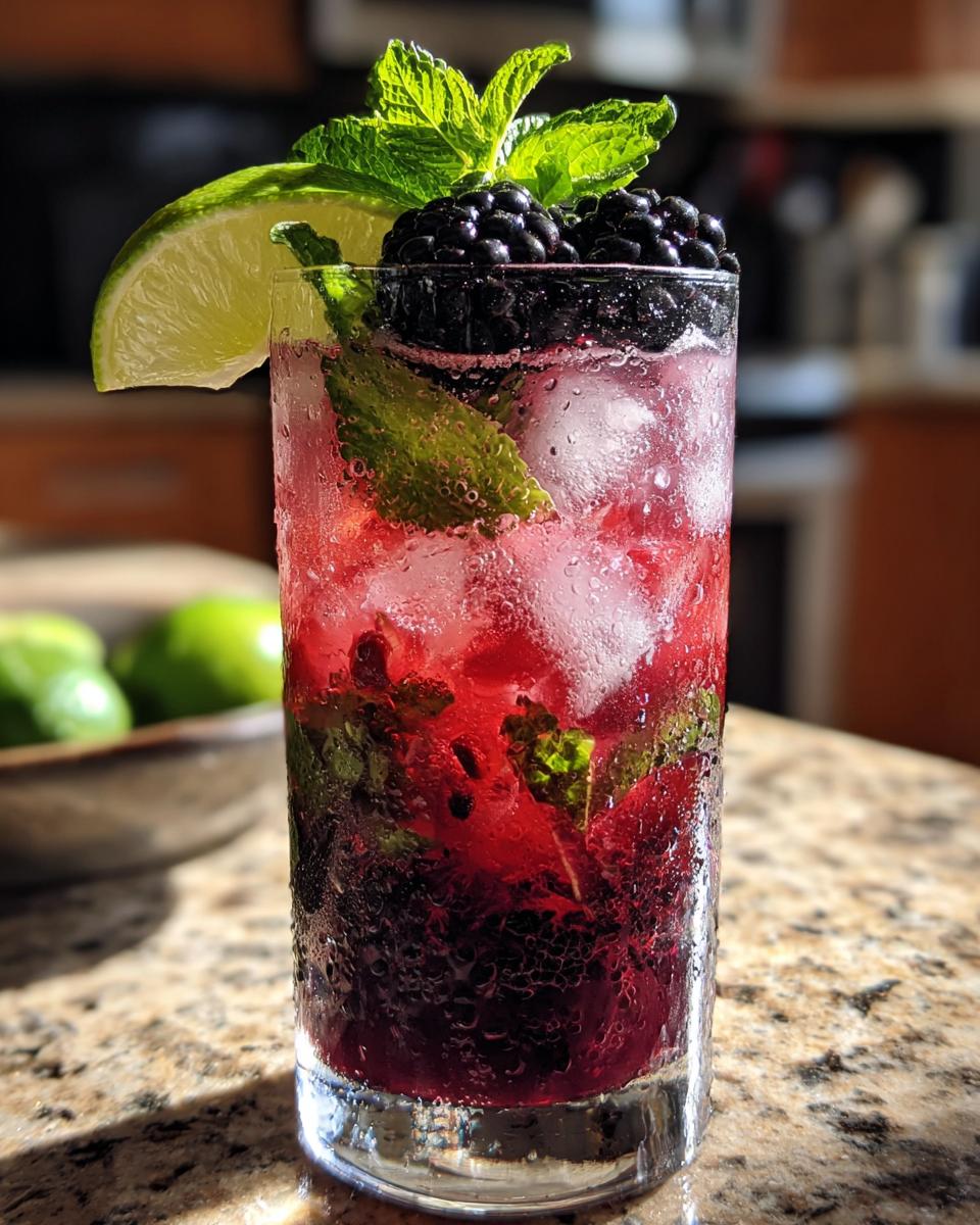 Summer Party Blackberry Mojito - detail 1