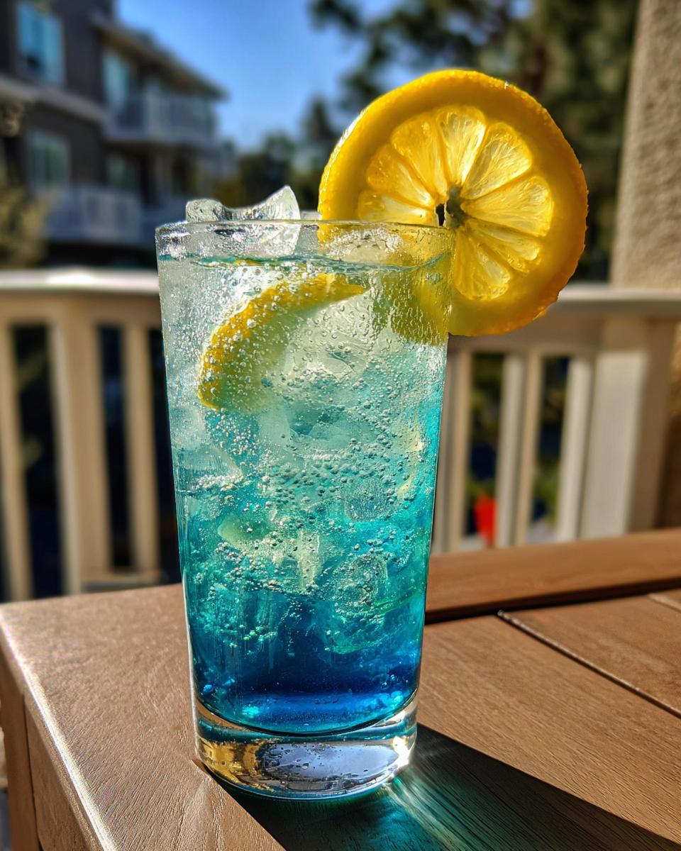 Summer Party Blue Lagoon Cocktail - detail 2