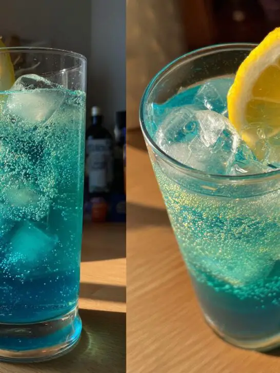 Summer Party Blue Lagoon Cocktail