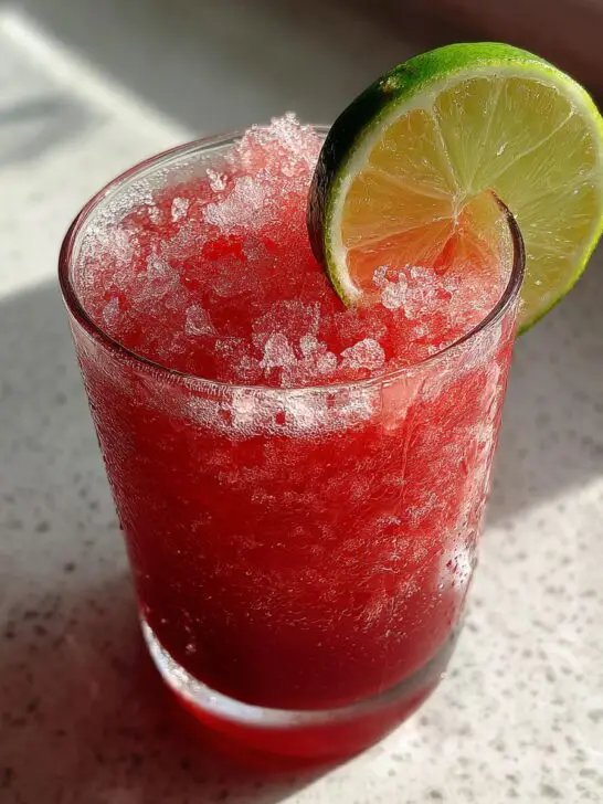 Summer Party Cherry Slush with Lime