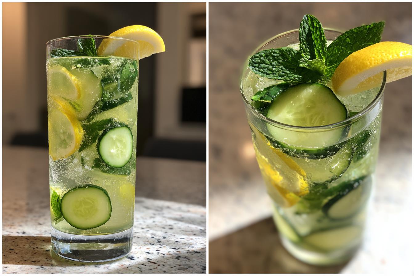 Summer Party Cucumber Lemon Fizz (Mocktail) - detail 2