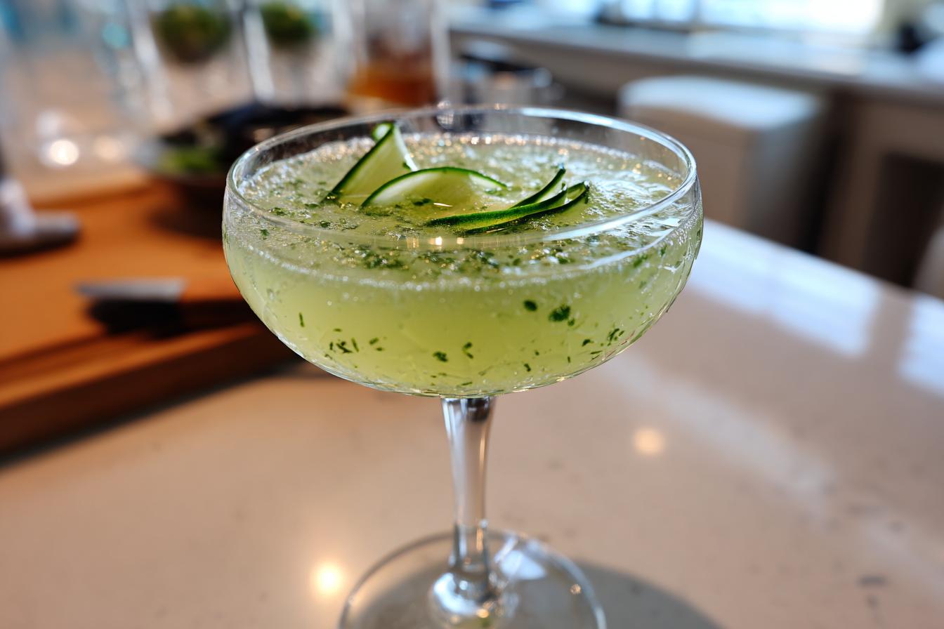 Summer Party Cucumber Mint Gimlet - detail 1