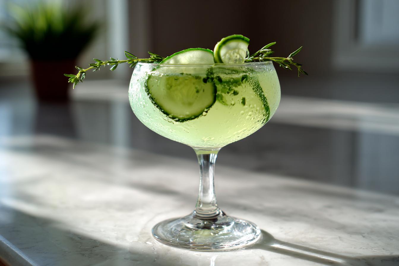 Summer Party Cucumber Mint Gimlet - detail 2