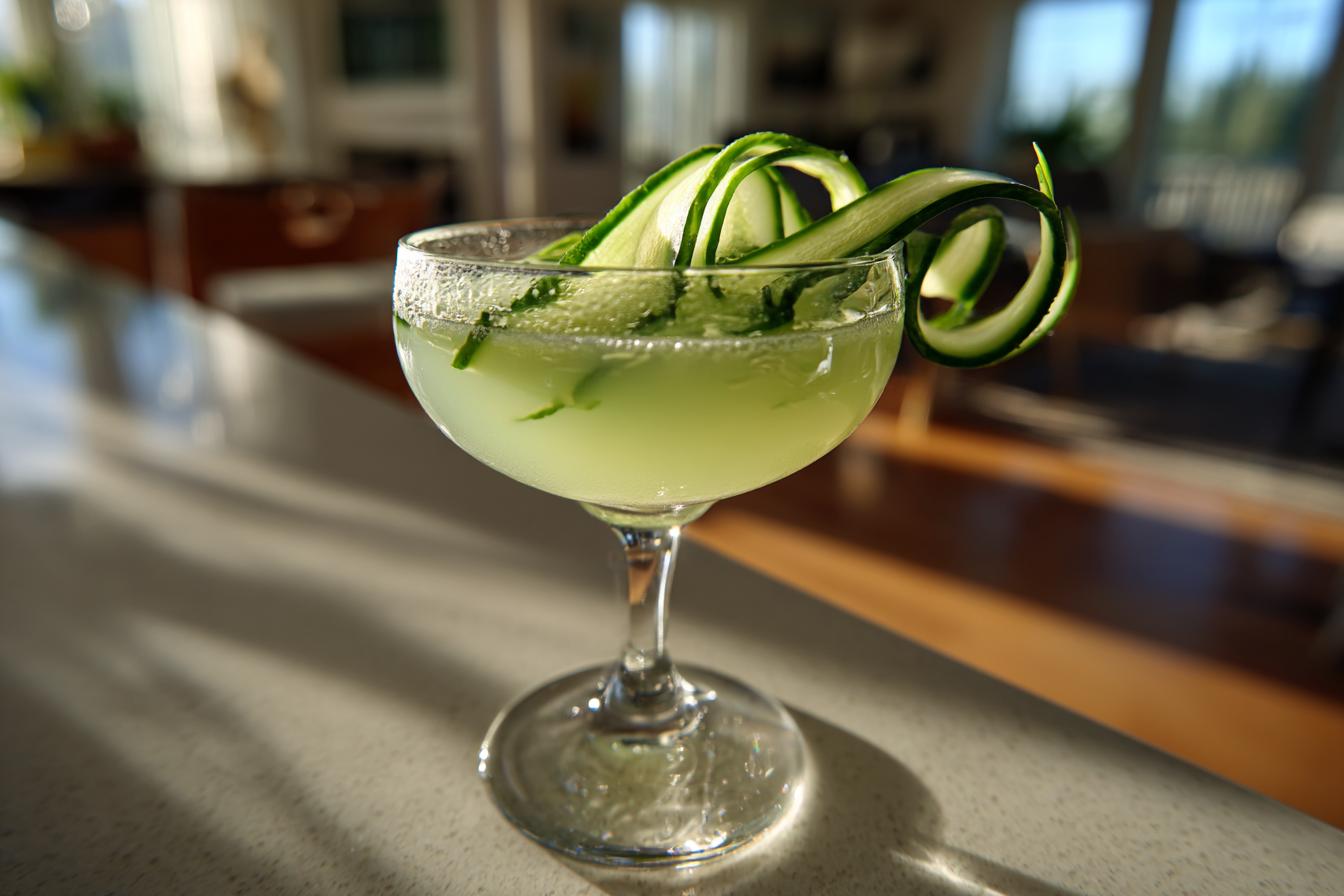 Summer Party Cucumber Mint Gimlet - detail 3