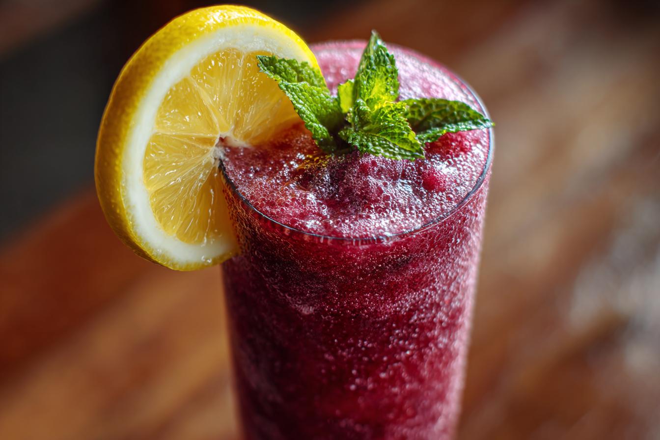 Summer Party Frozen Berry Lemonade (Mocktail) - detail 2