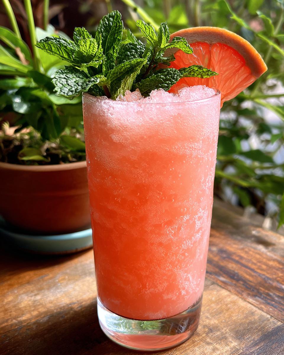 Summer Party Frozen Grapefruit Fizz - detail 3