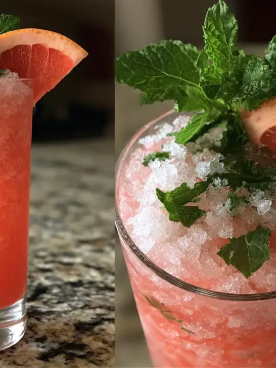 Summer Party Frozen Grapefruit Fizz