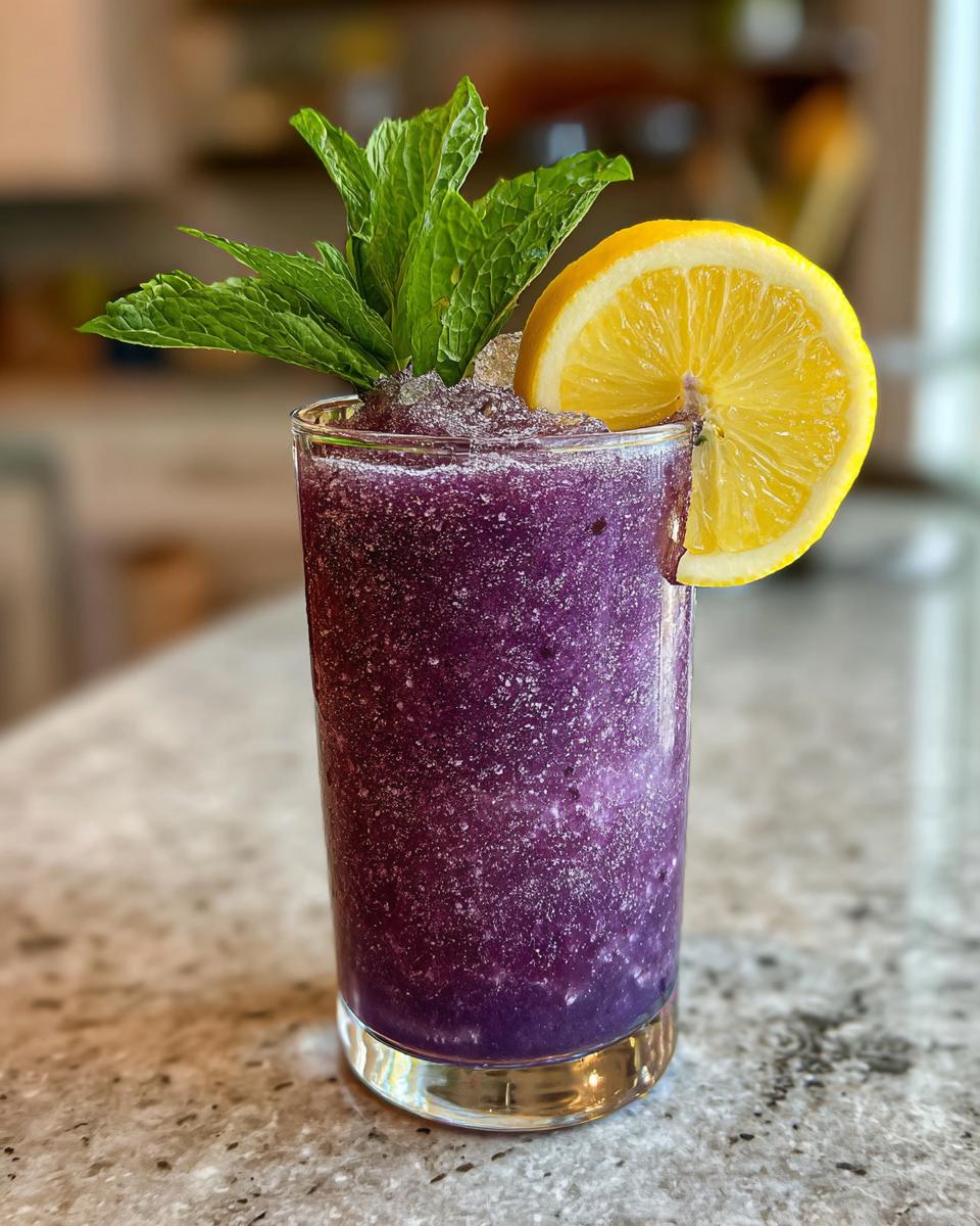 Summer Party Frozen Lemon Blueberry Slush - detail 1
