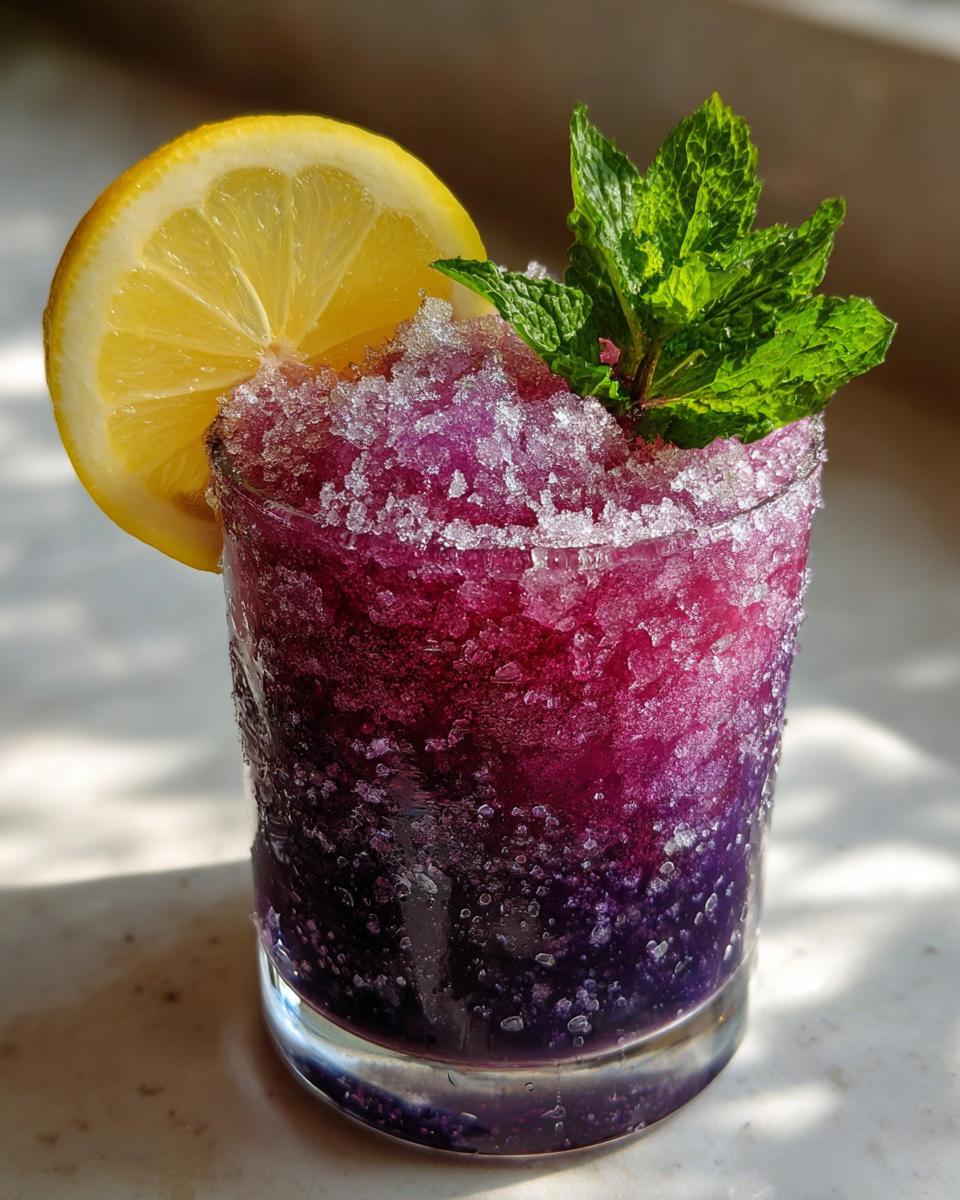 Summer Party Frozen Lemon Blueberry Slush - detail 2