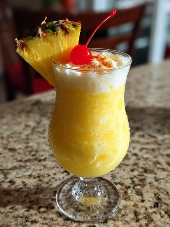 Summer Party Frozen Pineapple Cream Float
