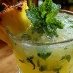 Summer Party Frozen Pineapple Mojito