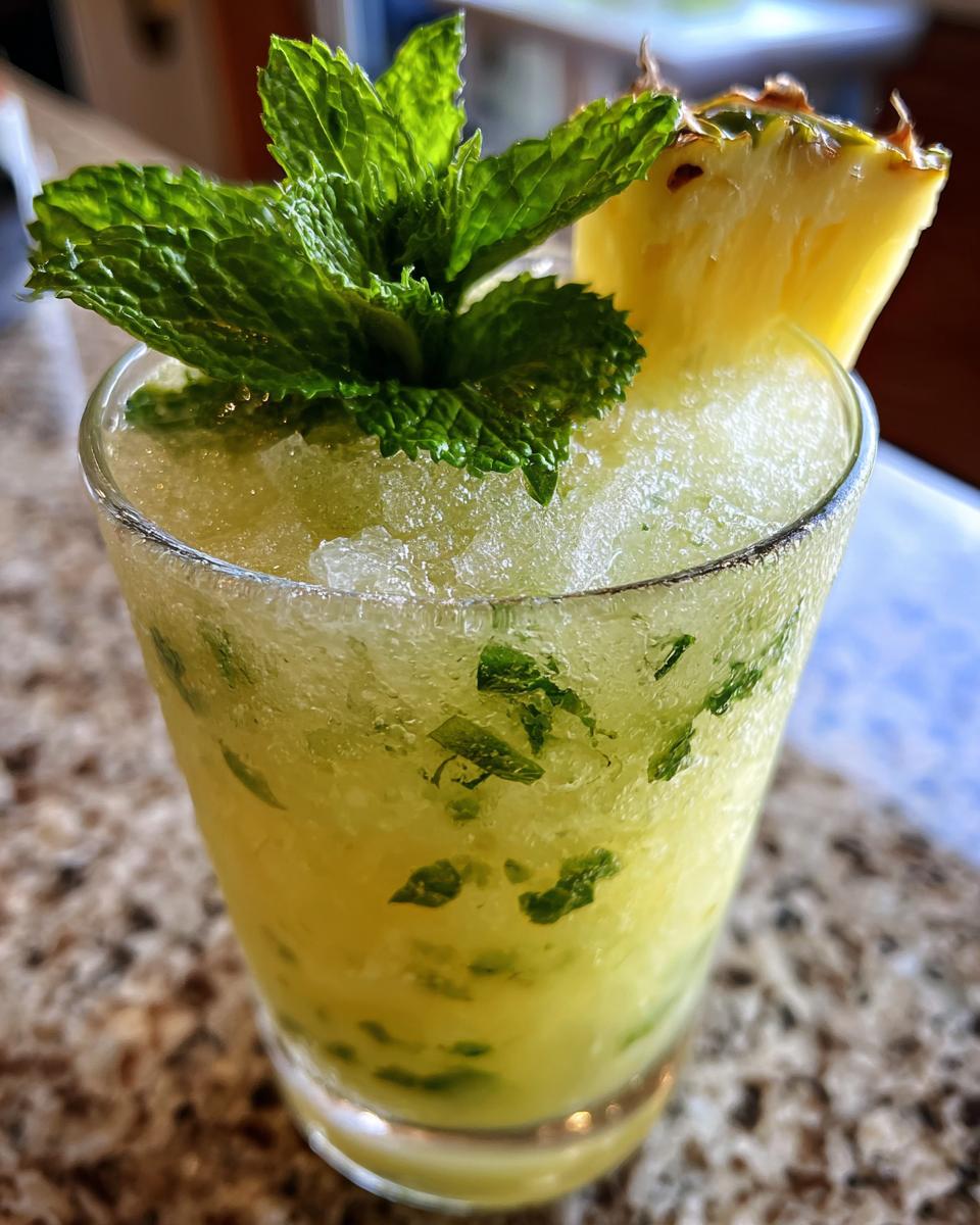 Summer Party Frozen Pineapple Mojito - detail 3
