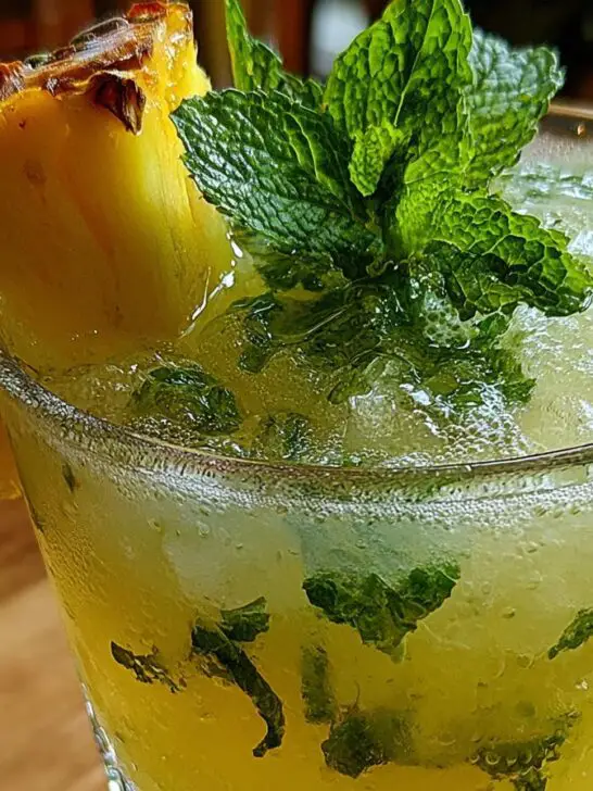 Summer Party Frozen Pineapple Mojito