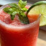 Summer Party Frozen Strawberry Coconut Drink