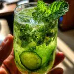 Summer Party Kiwi Cucumber Refresher (Mocktail)