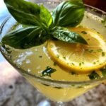 Summer Party Lemon Basil Martini