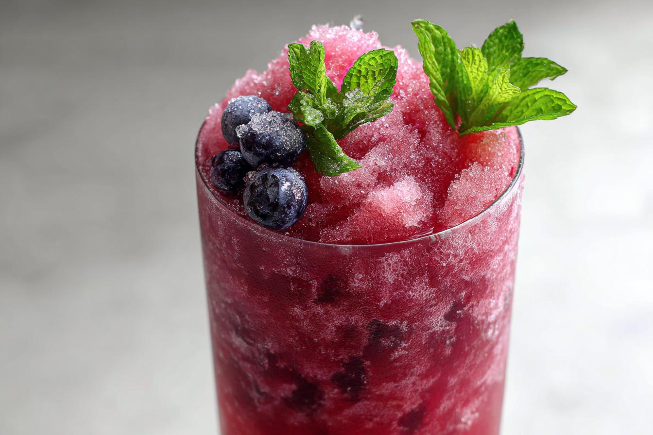 Summer Party Lemonade Slush with Berries - detail 1