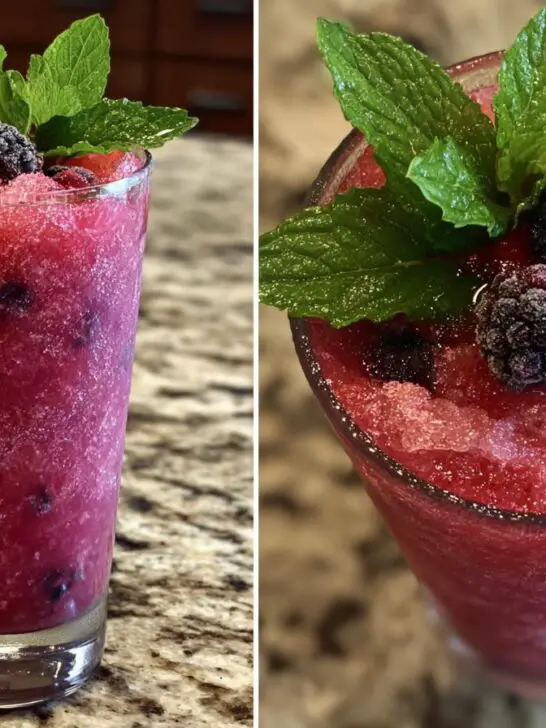 Summer Party Lemonade Slush with Berries