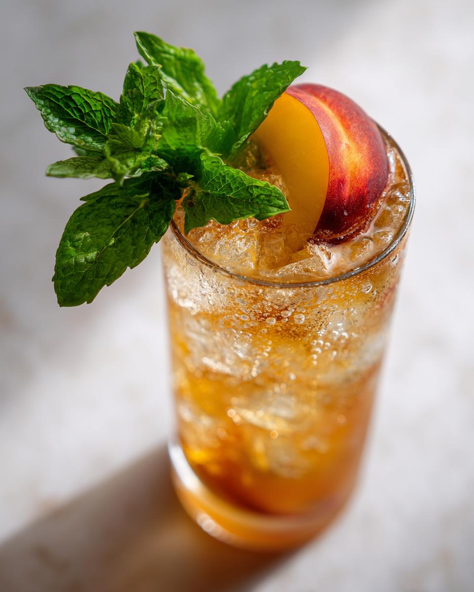 Summer Party Peach Bourbon Smash - detail 2