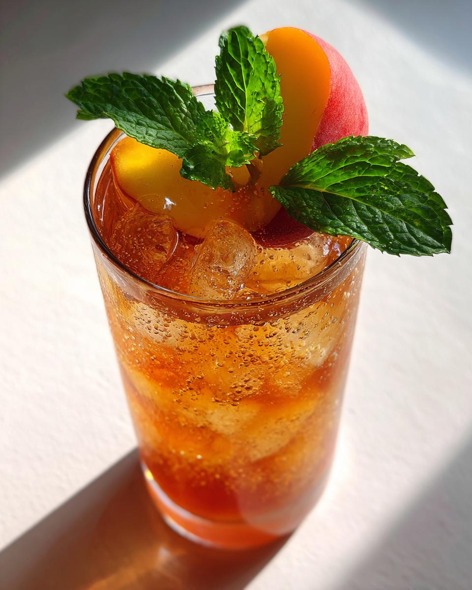 Summer Party Peach Bourbon Smash - detail 3