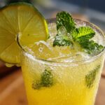 Summer Party Pineapple Mint Spritzer (Mocktail)