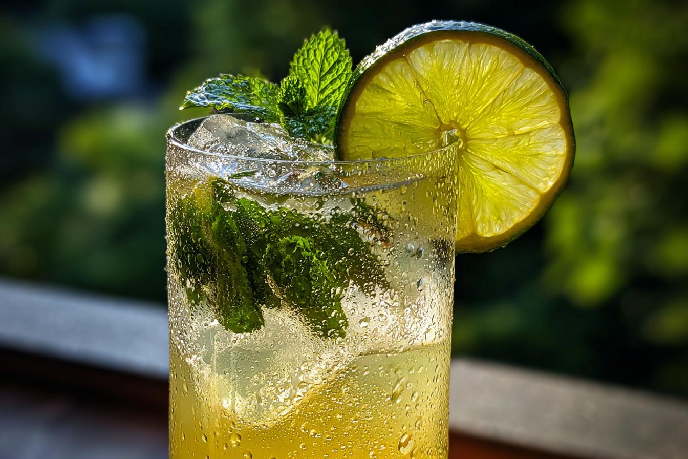Summer Party Pineapple Mint Spritzer (Mocktail) - detail 3
