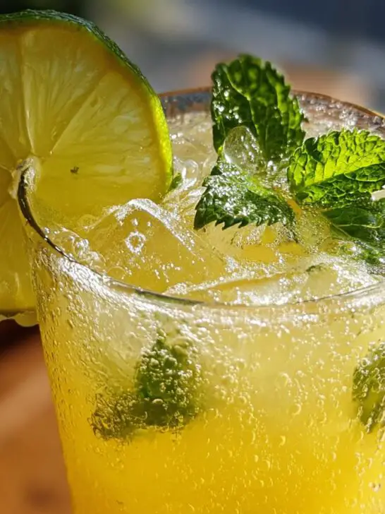 Summer Party Pineapple Mint Spritzer (Mocktail)
