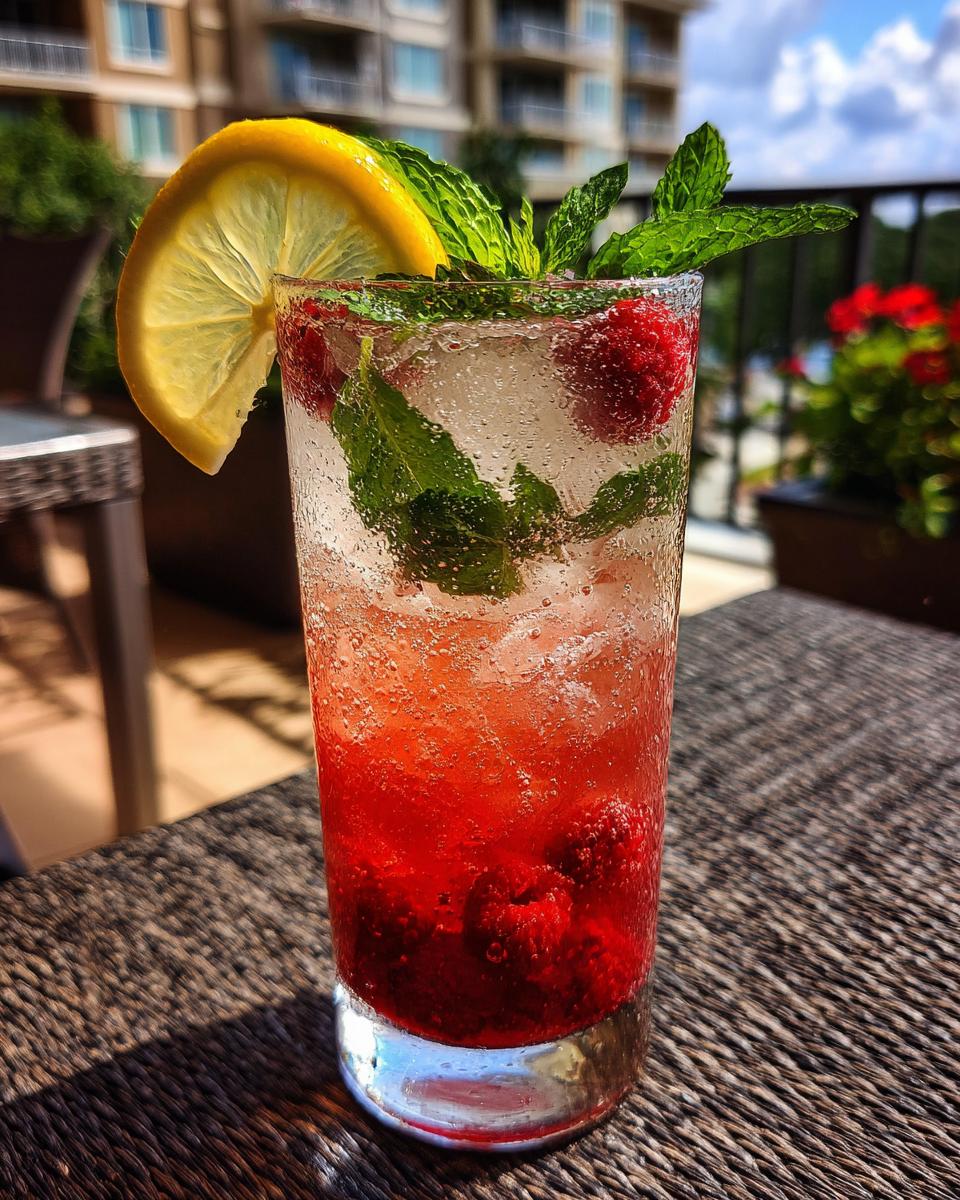 Summer Party Sparkling Apple Raspberry (Mocktail) - detail 2
