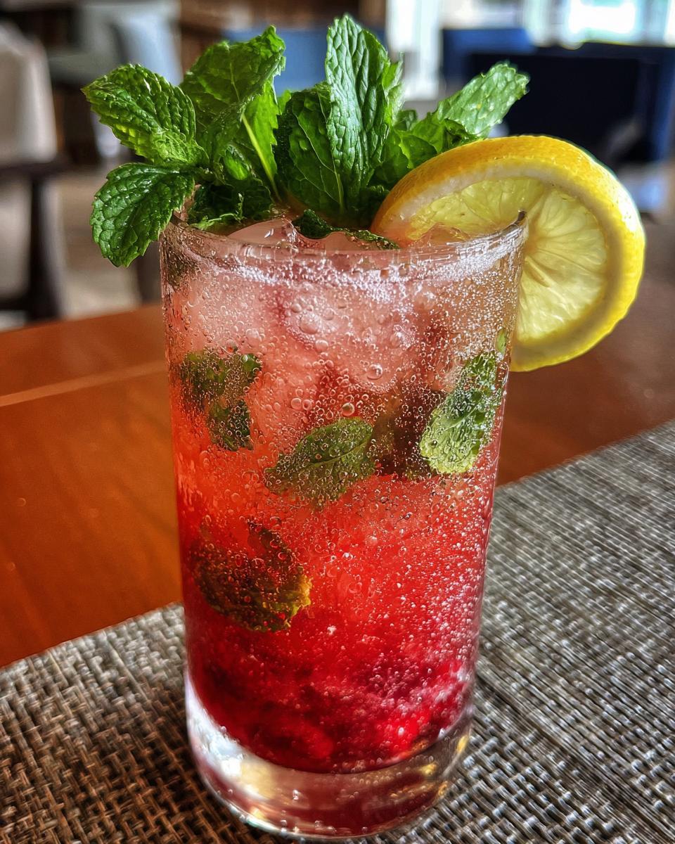 Summer Party Sparkling Apple Raspberry (Mocktail) - detail 3
