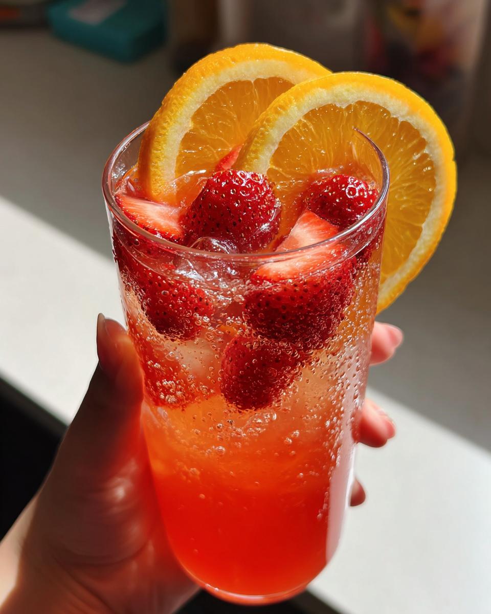 Summer Party Strawberry Orange Refresher (Mocktail) - detail 1