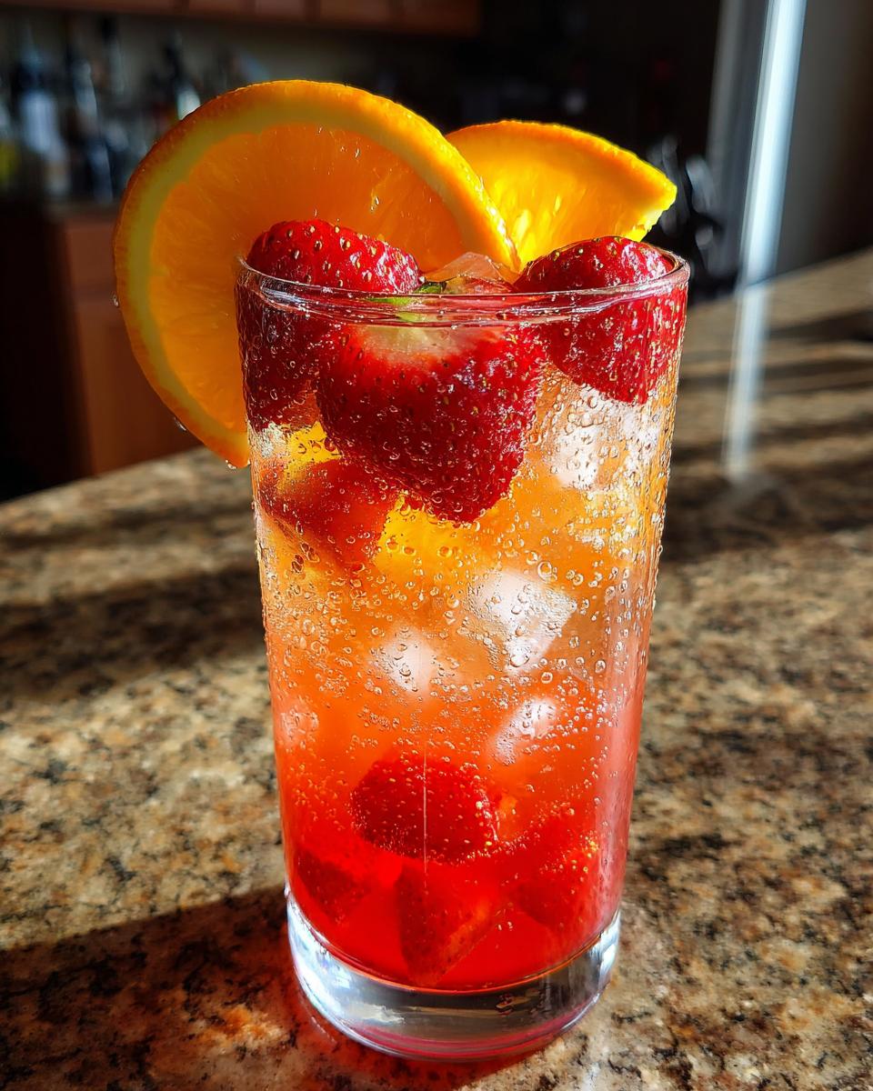 Summer Party Strawberry Orange Refresher (Mocktail) - detail 2