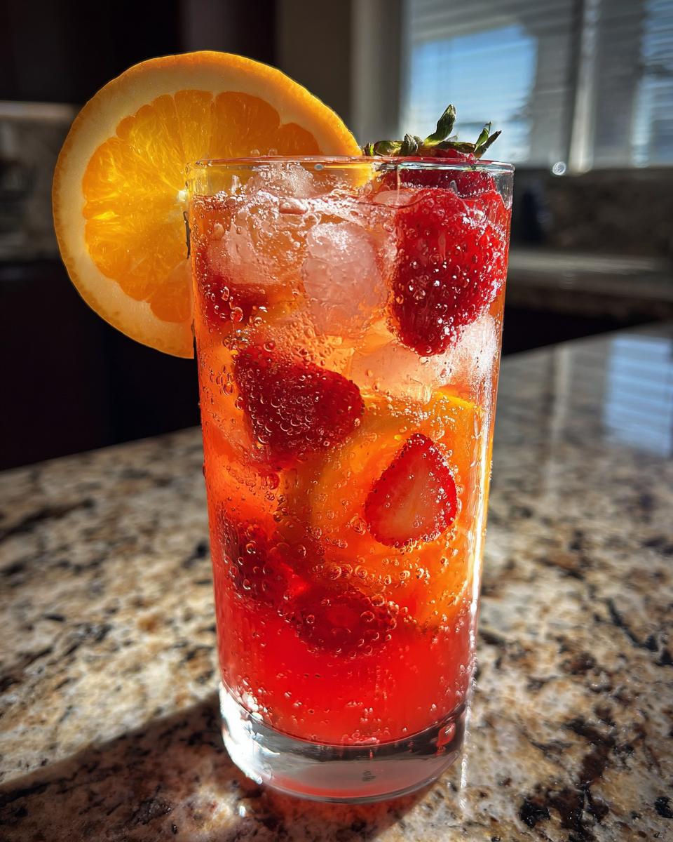 Summer Party Strawberry Orange Refresher (Mocktail) - detail 3