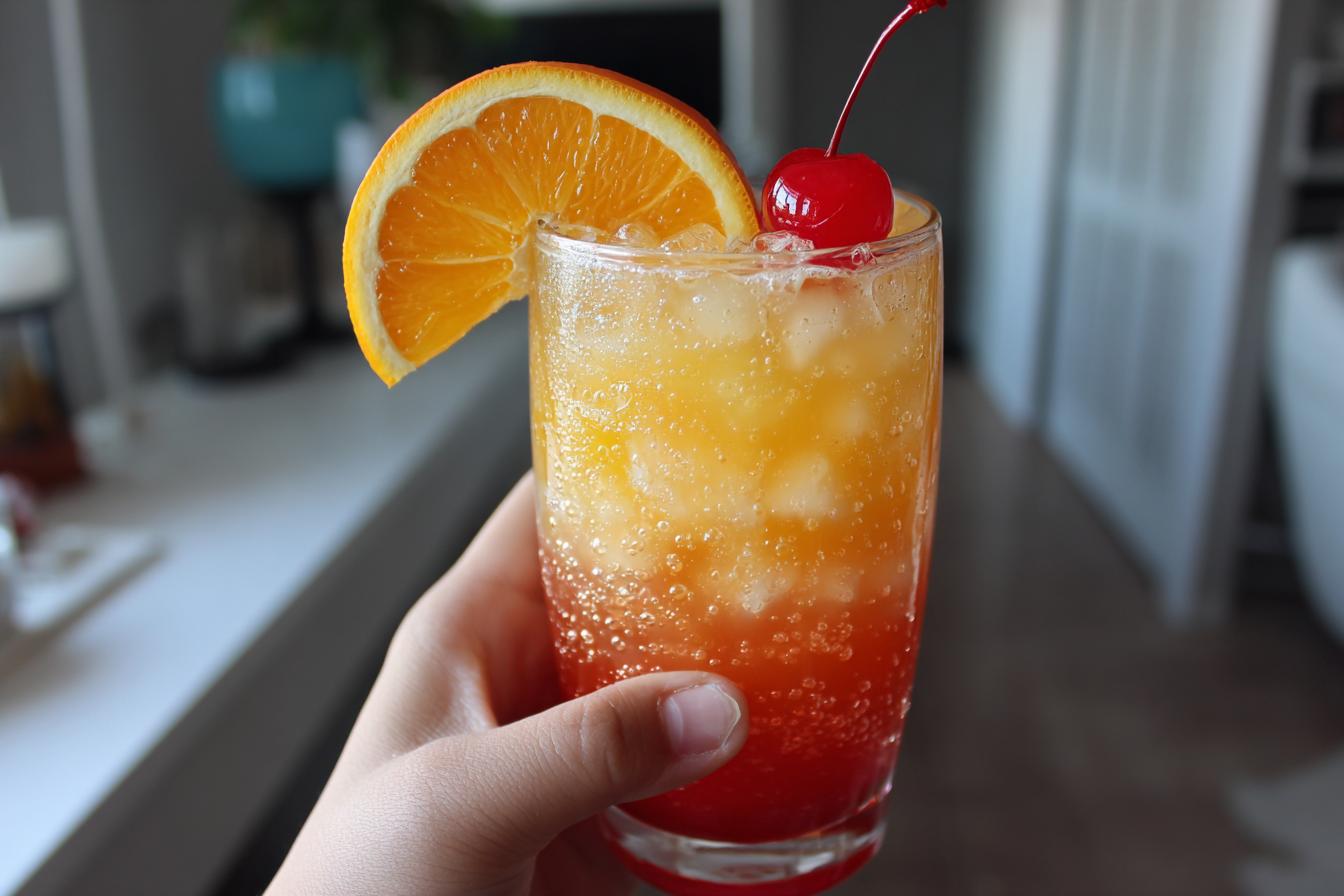 Summer Party Tropical Sunrise Mocktail - detail 1