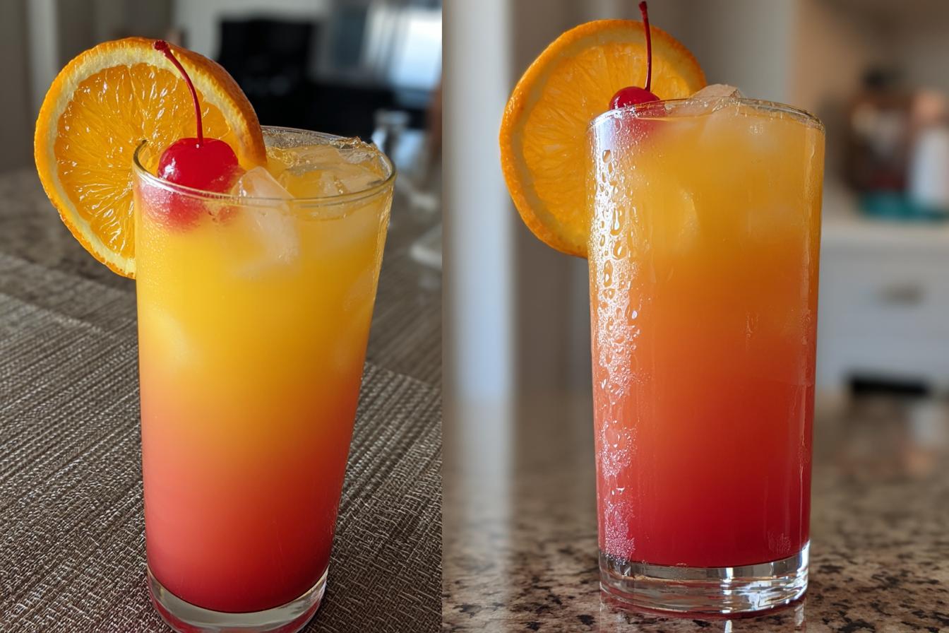 Summer Party Tropical Sunrise Mocktail - detail 2