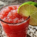 Summer Party Watermelon Lime Slush (Mocktail)