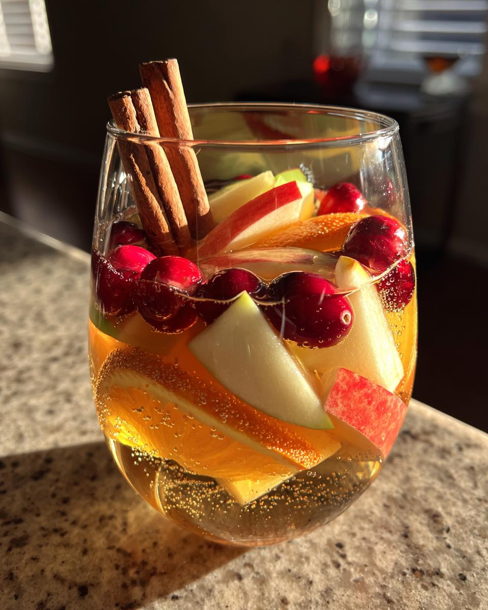 Thanksgiving Apple Cider Sangria - detail 2