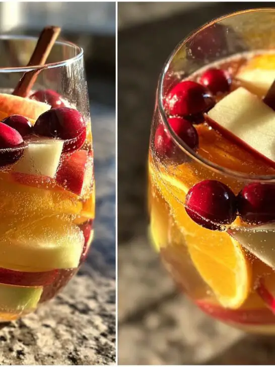 Thanksgiving Apple Cider Sangria