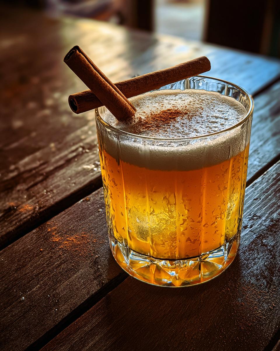 Thanksgiving Cinnamon Maple Whiskey Sour - detail 1