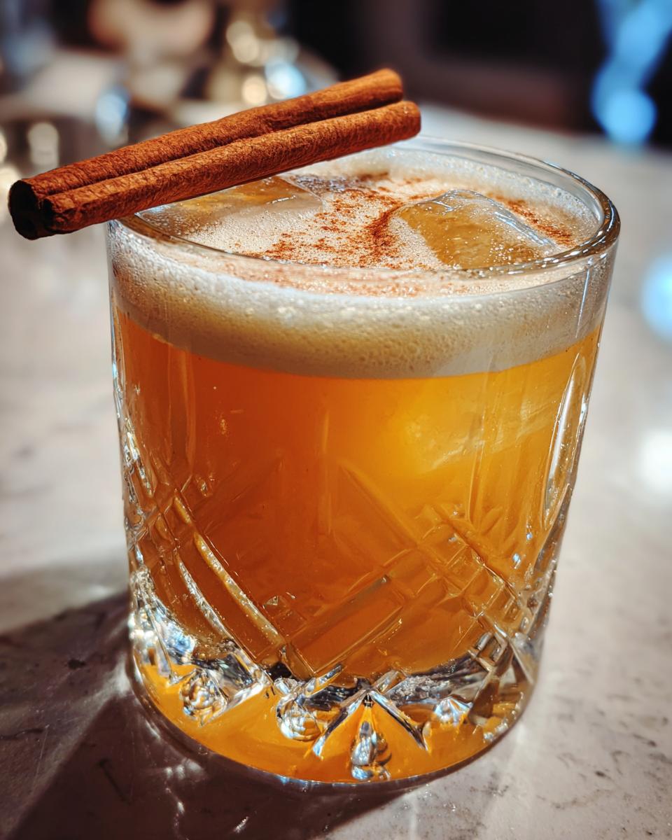 Thanksgiving Cinnamon Maple Whiskey Sour - detail 3