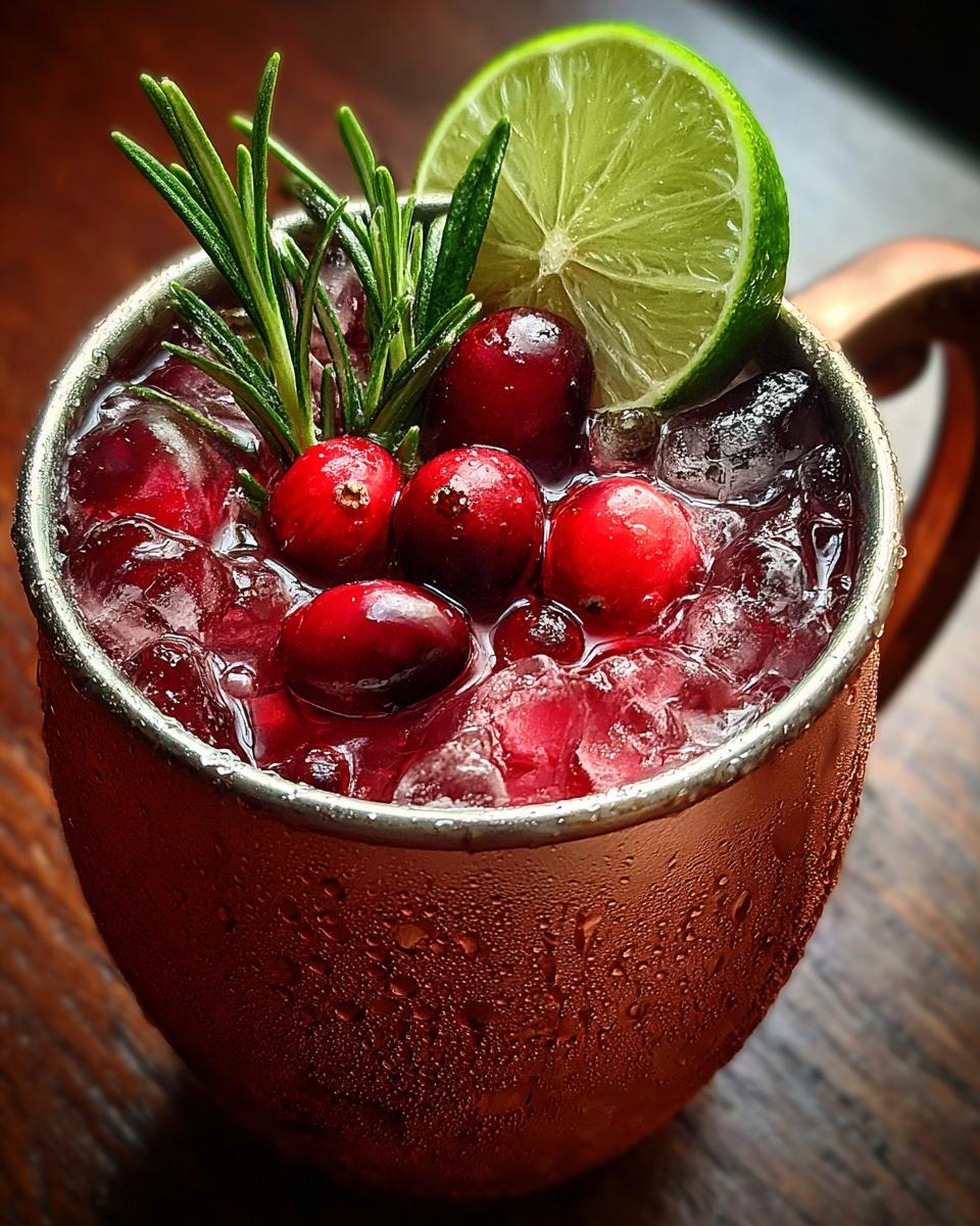 Thanksgiving Cranberry Moscow Mule - detail 1