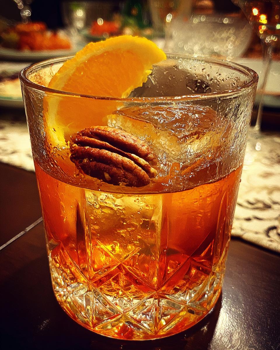 Thanksgiving Maple Pecan Old Fashioned - detail 3