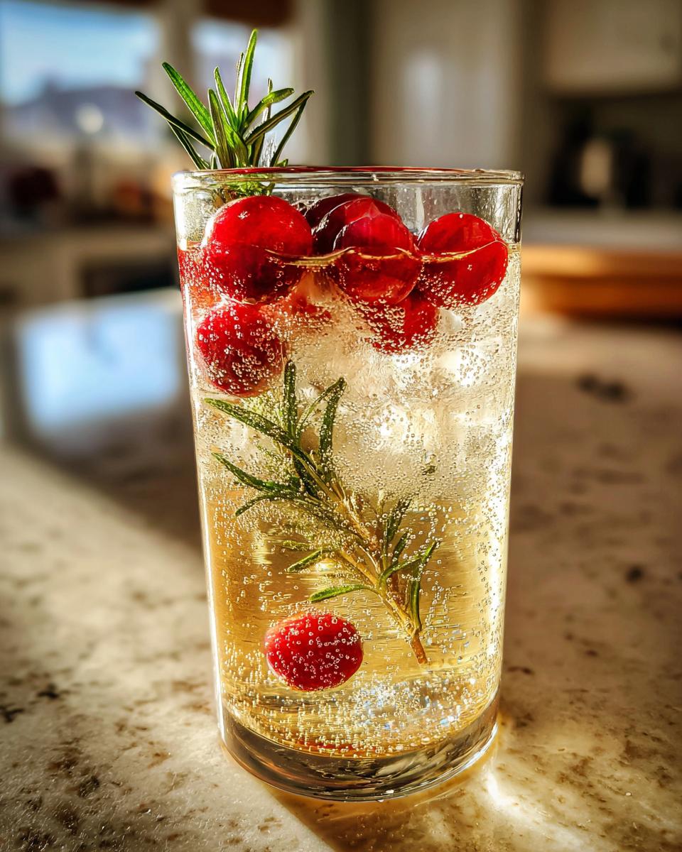Thanksgiving Spiced Pear Spritz - detail 2