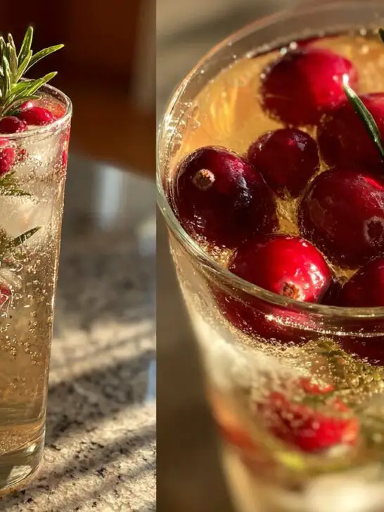 Thanksgiving Spiced Pear Spritz